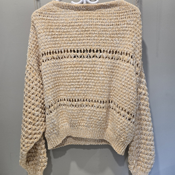 Chunky scoop-neck sweater - Picture 3 of 3